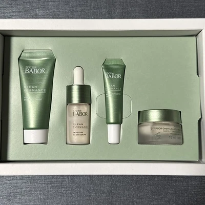 DOCTOR BABOR Clean Formance Pre & Probiotic Moisture Glow Routine 4 Pieces NIB - Image 1 of 4