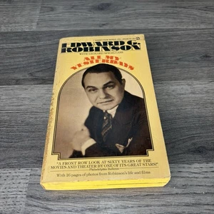 All My Yesterdays by Edward G. Robinson - 1975 paperback - Rare Signet Film Book - Bild 1 von 7