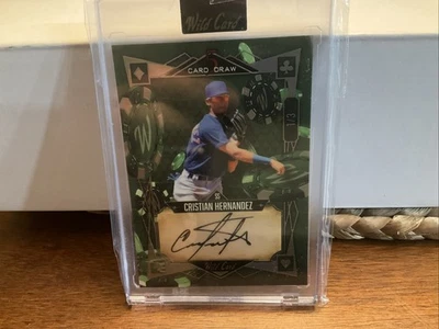 23’ Wild Card Christian Hernandez Auto 5 Card Draw 1/3 - Image 1 of 2