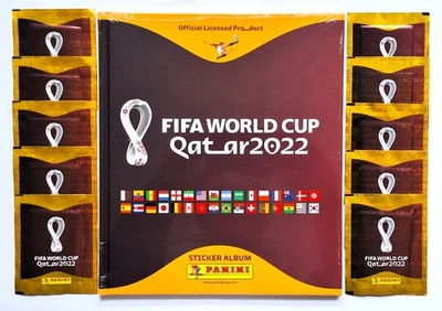 Panini World Cup 2022 Qatar - Hardcover Empty Album International + 10 Bags World Cup - Image 1 of 4