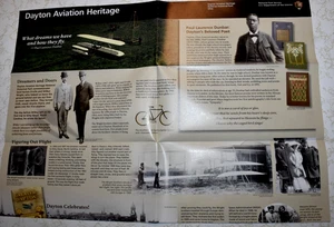 NPS OFFIZIELLE FALTBROSCHÜRE (4,00" x 8,25") : "Dayton Aviation Heritage", Neu - Bild 1 von 3