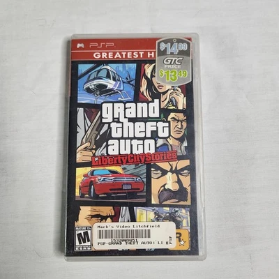 Grand Theft Auto Liberty City Stories PSP - APENAS ESTOJO E MANUAL **SEM JOGO** - Imagem 1 de 3