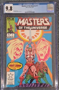 MASTERS OF THE UNIVERSE #1 CGC 9.8 MARVEL/STAR 1986 HE-MAN 1. APP HORDAK - Bild 1 von 3