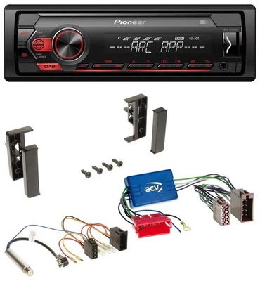 Pioneer DAB 1DIN MP3 AUX USB Autoradio für Audi A2 A3 8L A4 B5 A6 C5 Aktivsystem - Bild 1 von 4