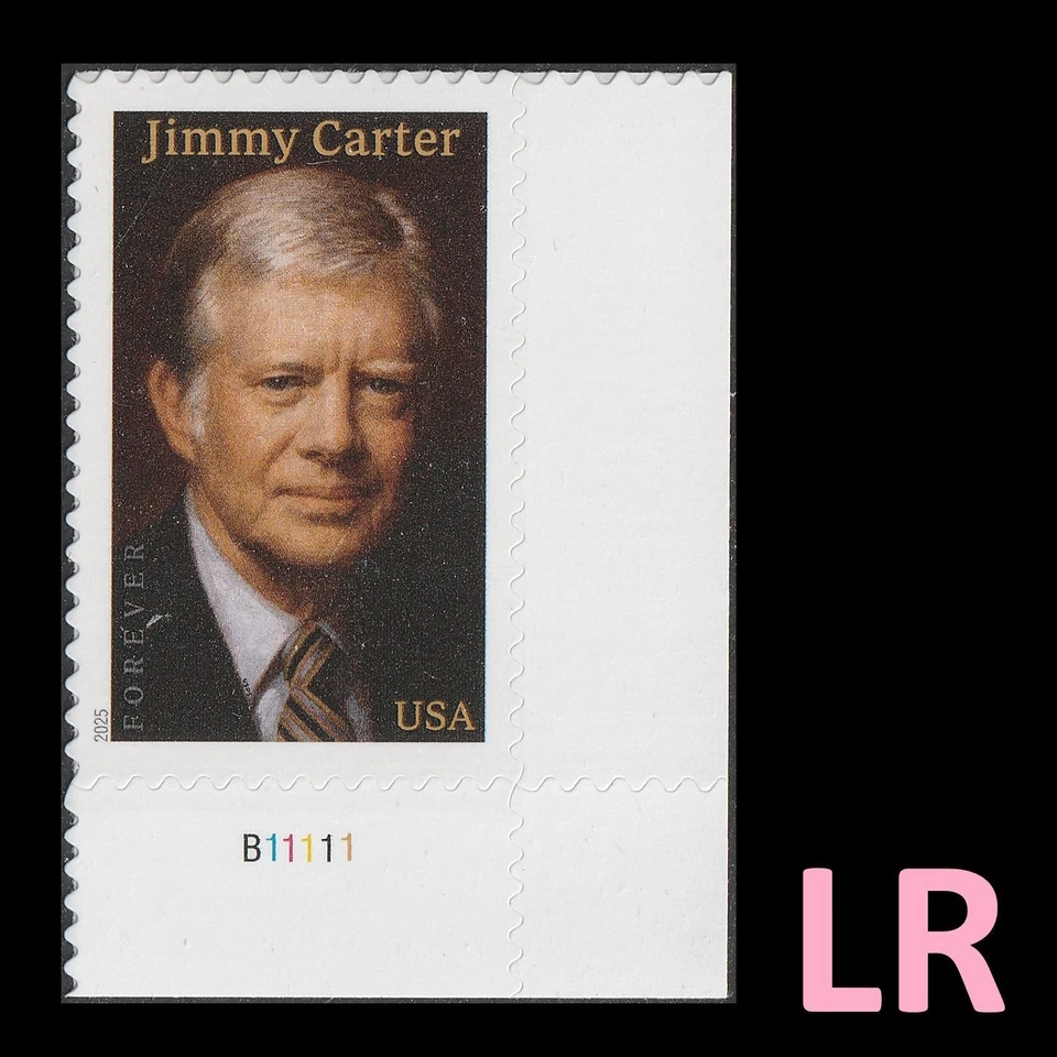 US 6043 Jimmy Carter F plate single LR MNH 2025 - Image 1 of 1