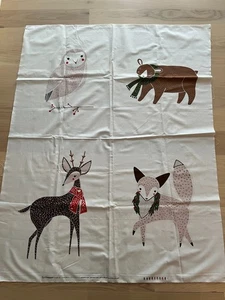 Moda Fabrics Gingerber Merriment Animal Panel - Picture 1 of 4