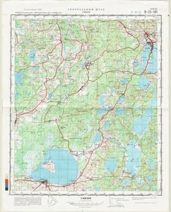 Russische Sowjetische Militär Topographische Karte - SEBEZH (Russland), 1:100K, hrsg. 1978 - Bild 1 von 7
