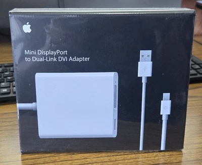 NEW SEALED Apple Mini Display Port to Dual-Link DVI Adapter MB571Z/A - Image 1 of 2