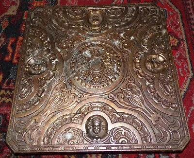 Antique Style  Garden Ornate Metal  Trivet~Deck Flower Pot Holder - Image 1 of 4