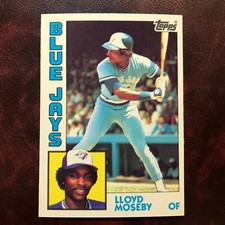 1984 Topps TIFFANY Set LLOYD MOSEBY #92 BLUE JAYS - NM/MINT+ *HIGH GRADE*