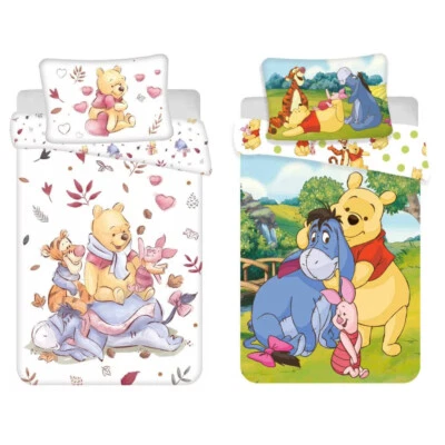 Winnie Pooh Bettwäsche 2 tlg. Garnitur Decke Kissen Disney Maße: 100x135 cm