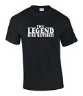 The Legend Retired Retirement T-Shirt Funny Rude Men?S Lady's T-Shirt T0031