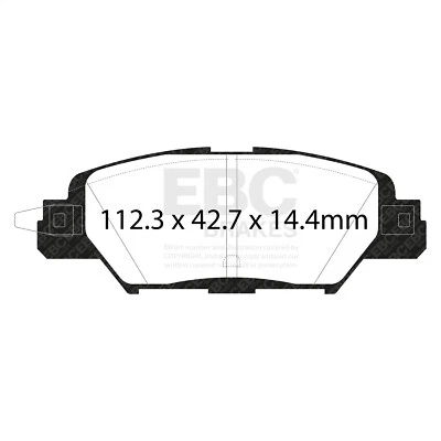 Pastillas de freno EBC UD1846 Ultimax para 17-22 CX-5 Foto 1 de 2