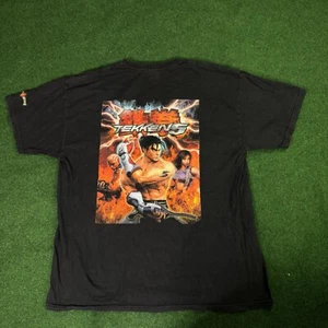 Vintage NAMCO Tekken 5 Promo T-Shirt RARE Black Size XL Adult 2004 - Bild 1 von 8