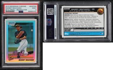 2010 Bowman Draft Chrome Draft Picks Refractor Manny Machado #BDPP80 PSA 9 MINT