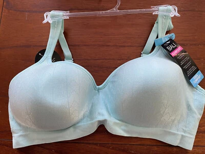 Nuevo Sujetador Bali Verde Menta DF3463 Comfort Cool Comfort 38C Sin Alambres Foto 1 de 4