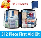 312 pcs First Aid Kit Emergency Bag Home Car Outdoor, All Purpose Kit, Portable 