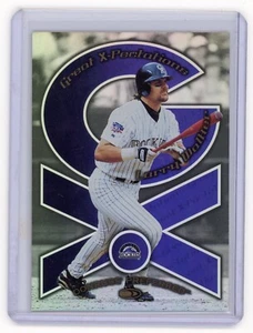 1998 Donruss Preferred #3 Great X-Pectations Larry Walker HOF #/3000 - Picture 1 of 2