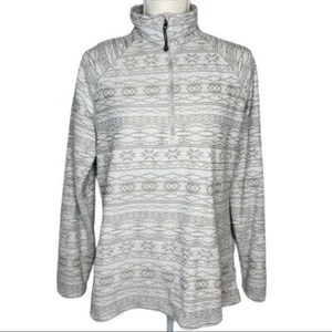 Eddie Bauer Women's Fleece Quarter Zip Pull Over Size Large - Picture 1 of 8