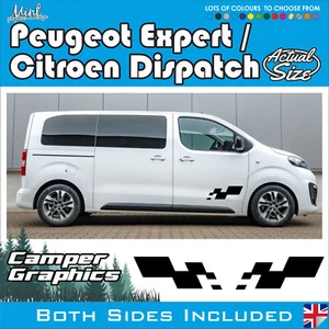 Peugeot Expert SWB/LWB Despacho Rayas Laterales Calcomanías Adhesivo Furgoneta Gráficos 037 - Imagen 1 de 5