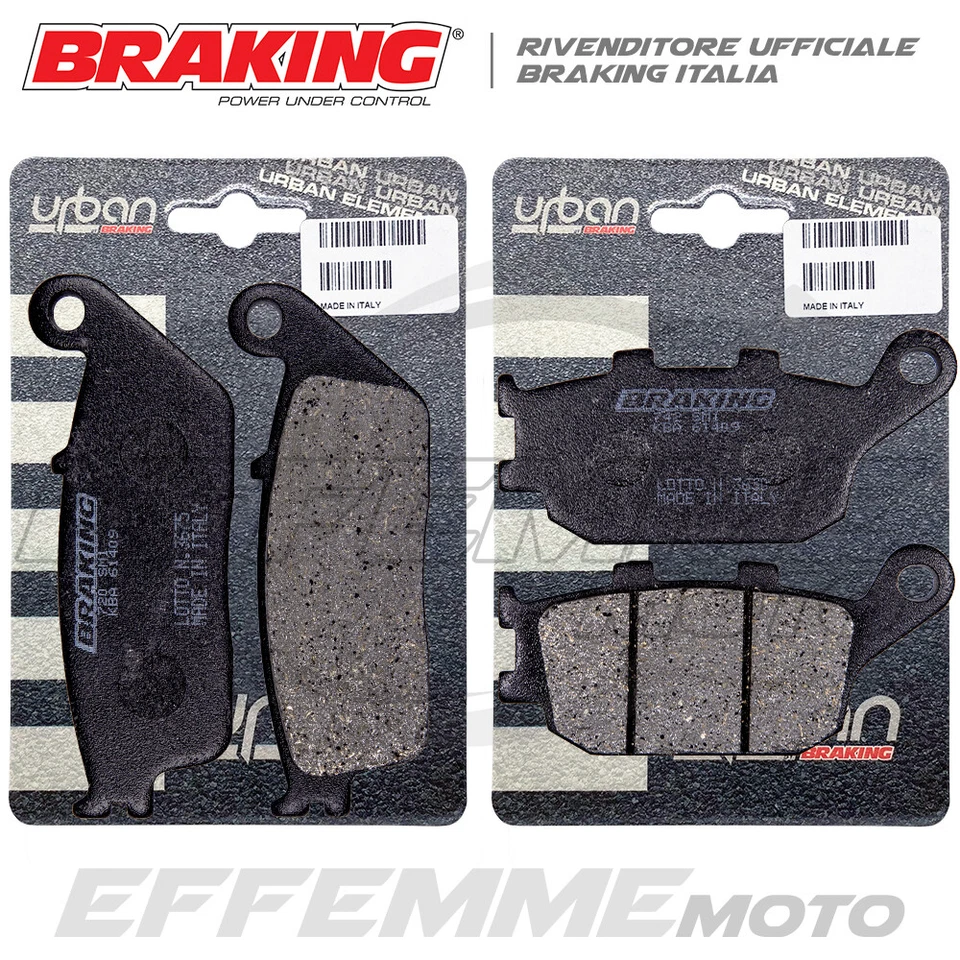 Pastiglie HONDA VTX 1300 C/S 2003 2004 2005 2006 2007 2008 (Ant.+ Post. BRAKING) - Immagine 1 di 1