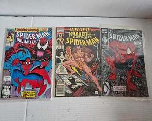 Lot of 3 Vintage 1990s Marvel Spider Man Comic Issues 1 August, 1 May & 17 Sept - Picture 1 of 6