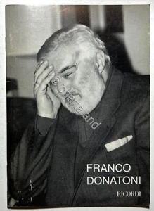 M. Giorgi - Franco Donatoni: Catalogo delle Opere - ed. 1992 Ricordi - Picture 1 of 1