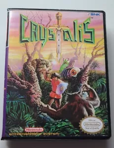 Crystalis SOLO CUSTODIA Nintendo NES Box QUALSIASI 4+ SCONTO 20% QUALITÀ A+ - Foto 1 di 5