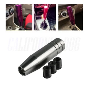  Long Plus Universal Manual Car Gear Stick Shift Knob Shifter Lever 13cm Gray - Picture 1 of 6