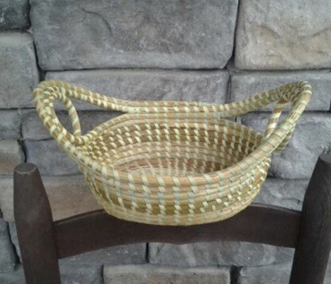 Sweet grass Oval Bread & Fruit Tray Cover