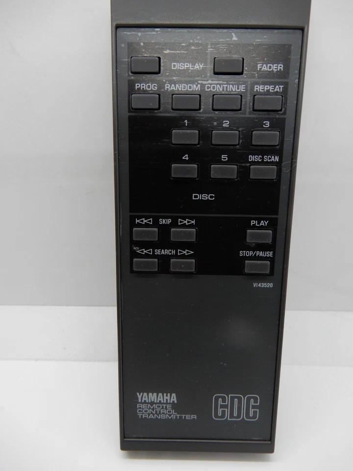 Yamaha V143520 Remote Control for CDC-605 5-disc CD Player NEW - Image 1 of 1