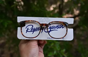 Occhiali vintage Regency Amex USA 54*19 Telaio 140 mm tartaruga nylon - Foto 1 di 14