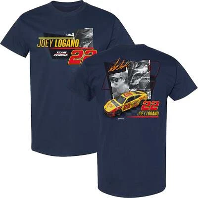 Camiseta Joey Logano 2025 Shell Pennzoil Rumble Azul Foto 1 de 3