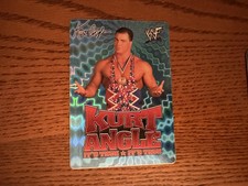 2000 WWF Kurt Angle # 1.  Vending Bio sticker Card NRMT/MT