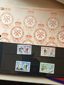 ISLE OF MAN MINT STAMPS PRESENTATION PACK 1985 SOLDIER SAILORS & AIRMEN'S ASSOC - Picture 1 of 3
