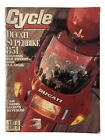 Magazyn rowerowy wrzesień 1989 Ducati Super Bike 851 hałaśliwy czerwony rakieta i legalny