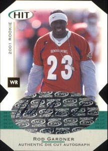2001 SAGE HIT Autographs Die Cuts #A23 Rod Gardner /250