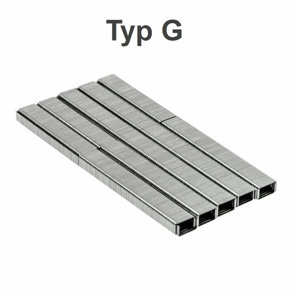 5000 x Tackerklammern Typ G Breite 10,6 mm, Länge:10 mm für Hammertacker - Bild 1 von 1