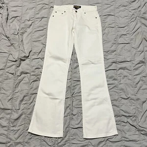 Jeans Ralph Lauren bianco rugby svasato donna taglia 26/33 - Foto 1 di 7