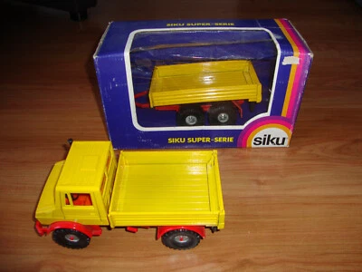 Siku 4510+4511  Mercedes Unimog + Trailer OVP - Bild 1 von 4