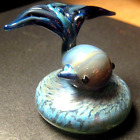 Boomwire - Glass Baby Whale mini paperweight lampwork handmade decor sculpture