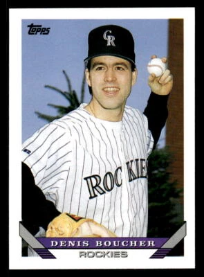 Denis Boucher 1993 Topps #541 Colorado Rockies - Image 1 of 2