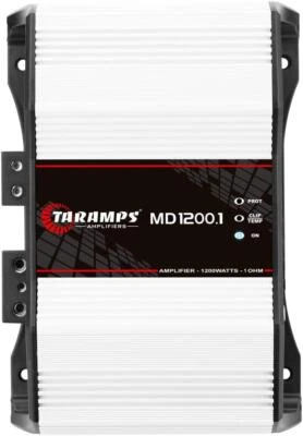 Taramps MD 1200.1 1 Channel 1200 Watts Rms Car Audio Amplifier 1 Ohm