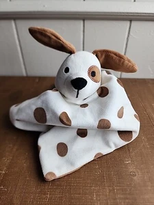 Ikea Baby Security Lovey Blanket Puppy Dog Brown Dots Drömslott 12x12” - Picture 1 of 11