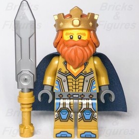 LEGO&reg; Nexo Knights King Halbert Minifigure Crown & Beard 70327 nex014 Minifig