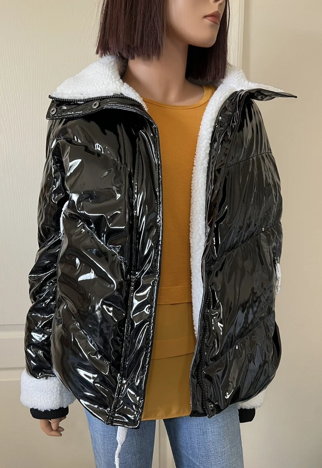 G.I.L.I. Sherpa Lined Puffer Jacket - Black Size Medium *NEW* - Image 1 of 4