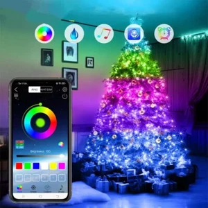 Christmas Tree Decoration Supplies Smart Phone App Wifi Remote Control LED - Picture 1 of 6