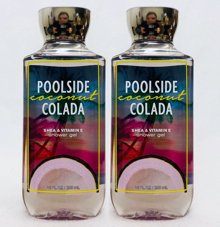 Bath & Body Works Poolside Coconut Colada Shower GEL Wash X 3