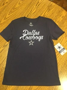 NFL Dallas Cowboys Youth Girls Blue Short Sleeve Tee Shirt Size Large 12/14, NWT - Picture 1 of 4