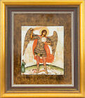 S. USCHAKOV (1626-1686) successor, icon of the Archangel Michael, dragon Solingen,